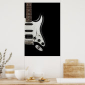 Classic Electric Guitar - Iconic Stratocaster Poster (Küche)