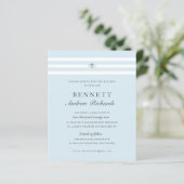 Classic Elegance Budget Baptism Invitation (Stehend Vorderseite)