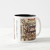 "Classic Elegance Evolved" Zweifarbige Tasse (VorderseiteRechts)