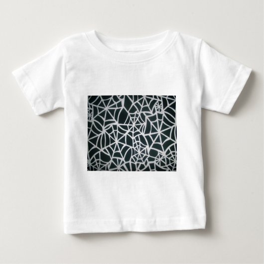 Classic Elegance Schöne Schwarz-Weiß-Kunst Baby T-shirt (Vorderseite)