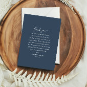 Classic Elegant Arch Foto Wedding Dankeschön Card Folieneinladung