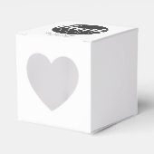 Classic Elegant Black Circle Vielen Dank für Ihre  Geschenkschachtel (Vorderseite)