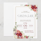 Classic & Elegant Einladung (Vorne/Hinten)