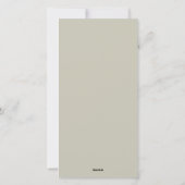 Classic Elegant Floral Eid Card Palestine Karte (Rückseite)