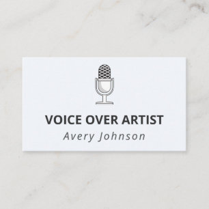 Classic-Elegant für Mikrofon-Tonrekorder Visitenkarte
