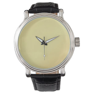 Classic Elegant Gold Aquamarin Men Leather Watch Armbanduhr