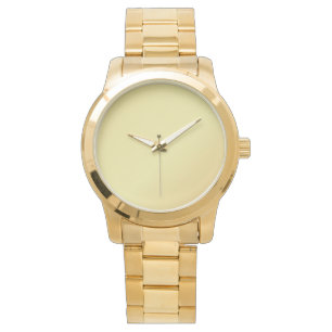 Classic Elegant Gold Aquamarin Women Armbanduhr