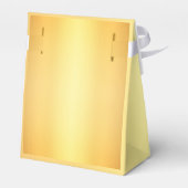 Classic Elegant Gold Vielen Dank für Ihre Hochzeit Geschenkschachtel (Rückseite)