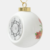 Classic Elegant Marble OM Keramik Kugel-Ornament (Rechts)