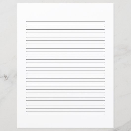 Classic Elegant Monogram Script Stationery (Vorderseite)