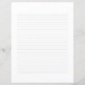 Classic Elegant Monogram Script Stationery (Vorderseite)
