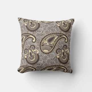 Classic Elegant Paisley | Sturm und Creme Kissen