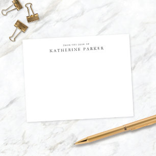 Classic & Elegant Personal Stationery Mitteilungsk Einladung