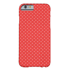 Classic Elegant Poppy Red and White Polka Dots iPhone 11 Hülle