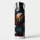 Classic Elegant Rustic Boho Trinkflasche (Vorderseite)