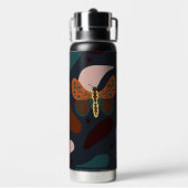 Classic Elegant Rustic Boho Trinkflasche (Hinten)