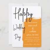 Classic Elegant Script Hochzeit Einladung (Vorderseite)