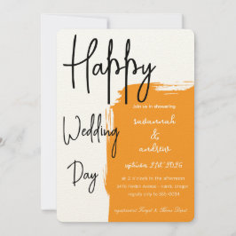 Classic Elegant Script Hochzeit Einladung