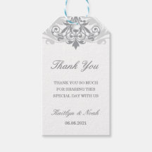 Classic & Elegant Silver Wedding Vielen Dank