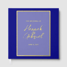 Classic Elegant Wedding Foil Gästebuch