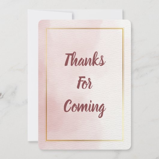 Classic Elegant Wedding Invitation Einladung (Rückseite)