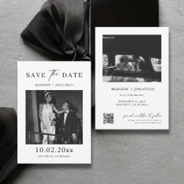 Classic Elegant Wedding Save the Date Foto Einladung