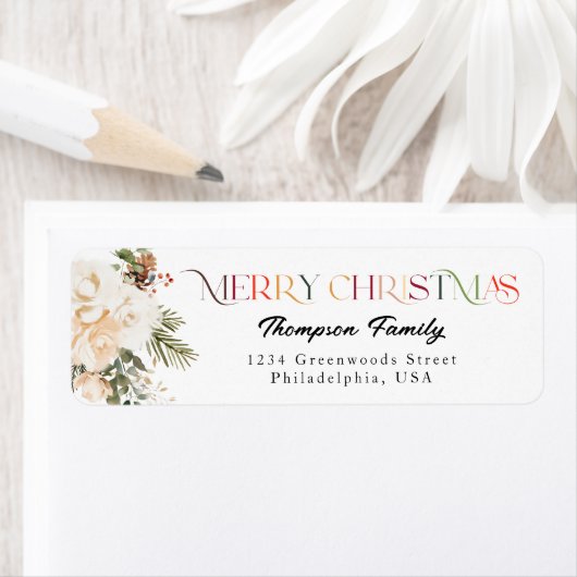 Classic Elegante Farben frohe Weihnachten (Insitu)