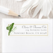 Classic Elegante Gold Frame Lily of Valley Wedding (Insitu)