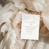 Classic Elegante Moderne Bibel Verse Foto Hochzeit Einladung