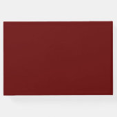 Classic, Elegante Peony Memorial Funeral Gästebuch (Rückseite)