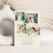 Classic Elegantes Foto Abschluss Einladung