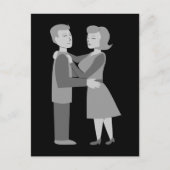 Classic Embrace Postkarte (Vorderseite)
