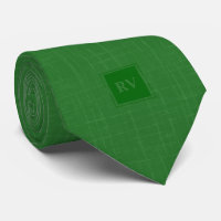 Classic Emerald Green Monogram Hashmark