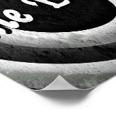 Classic End Credits - B&W Poster (Ecke)