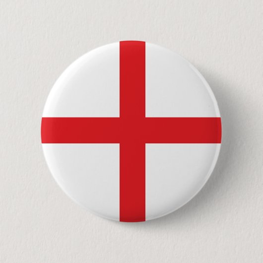 Classic England Flag - St. George's Cross Button (Vorderseite)
