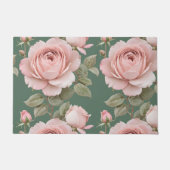 Classic English Roses In Blush Pink  Fußmatte (Vorderseite)