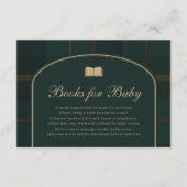 Classic Equestrian Polo Plaid Books for Baby Boy Begleitkarte (Vorderseite)