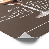 Classic Espresso Martini Rezept Poster (Ecke)