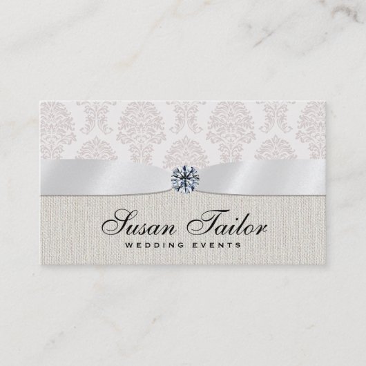 Classic Events | Luxuriös Visitenkarte (Vorderseite)