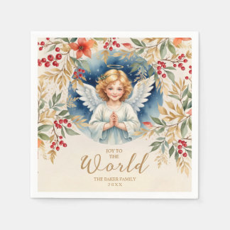 Classic Exquisite Weihnachten Viktorianisch Angel Serviette