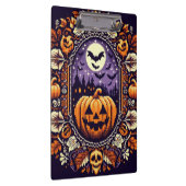 Classic Fair Isle Halloween/Pumpkin Klemmbrett (Rechts)
