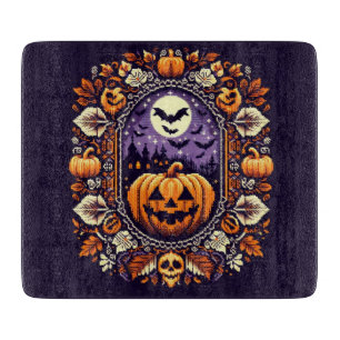 Classic Fair Isle Halloween/Pumpkin Schneidebrett