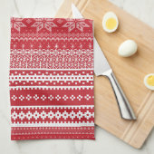 Classic Fair Isle Kitchen Towel Geschirrtuch (Viertel Falte)