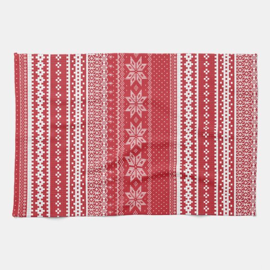 Classic Fair Isle Kitchen Towel Geschirrtuch (Horizontal)
