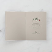 Classic Family Name Foto Weihnachten (Innenseite)