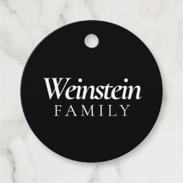 Classic Family Name Purim Geschenkanhänger