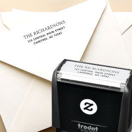 Classic Family Name Return Address Permastempel