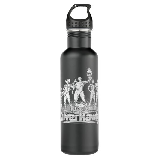 Classic Fans Quicksilver Coole Grafikgeschenke Edelstahlflasche (Vorderseite)