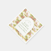 Classic Farm Animals Barnyard Baby Shower Serviette (Ecke)