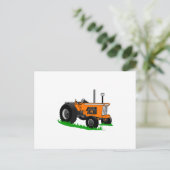 Classic Farm Tractor Postkarte (Stehend Vorderseite)